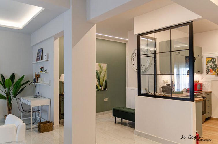 Green apartment -interior photography