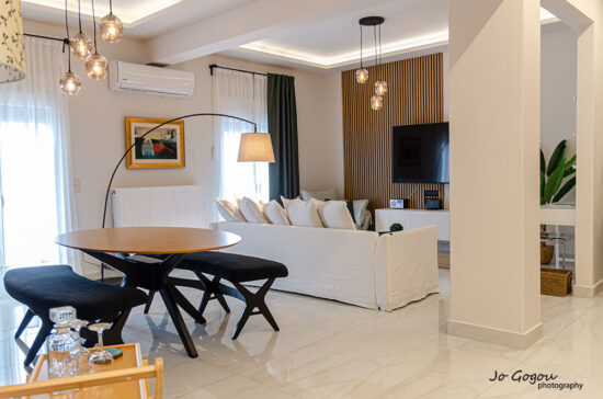 Green apartment -interior photography